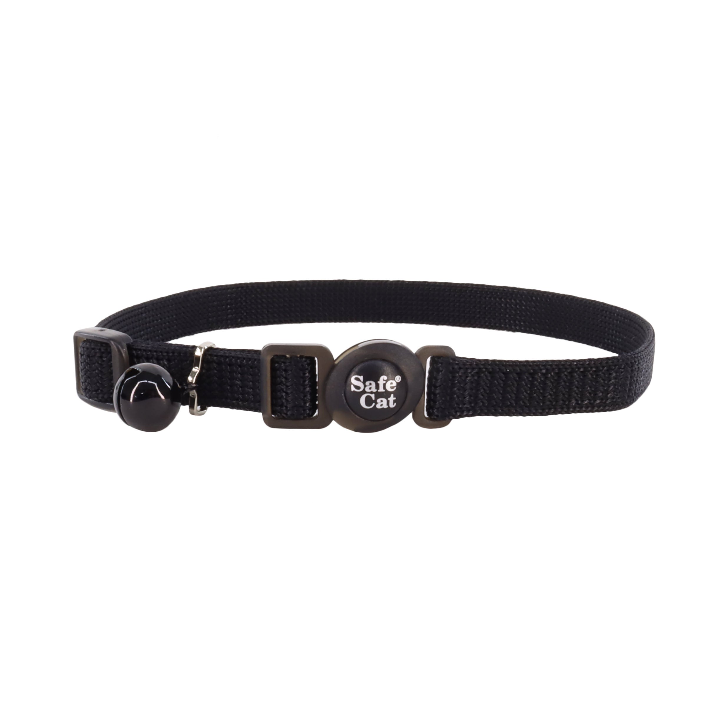 Safe Cat Adjustable Snag-Proof Breakaway Collar Black