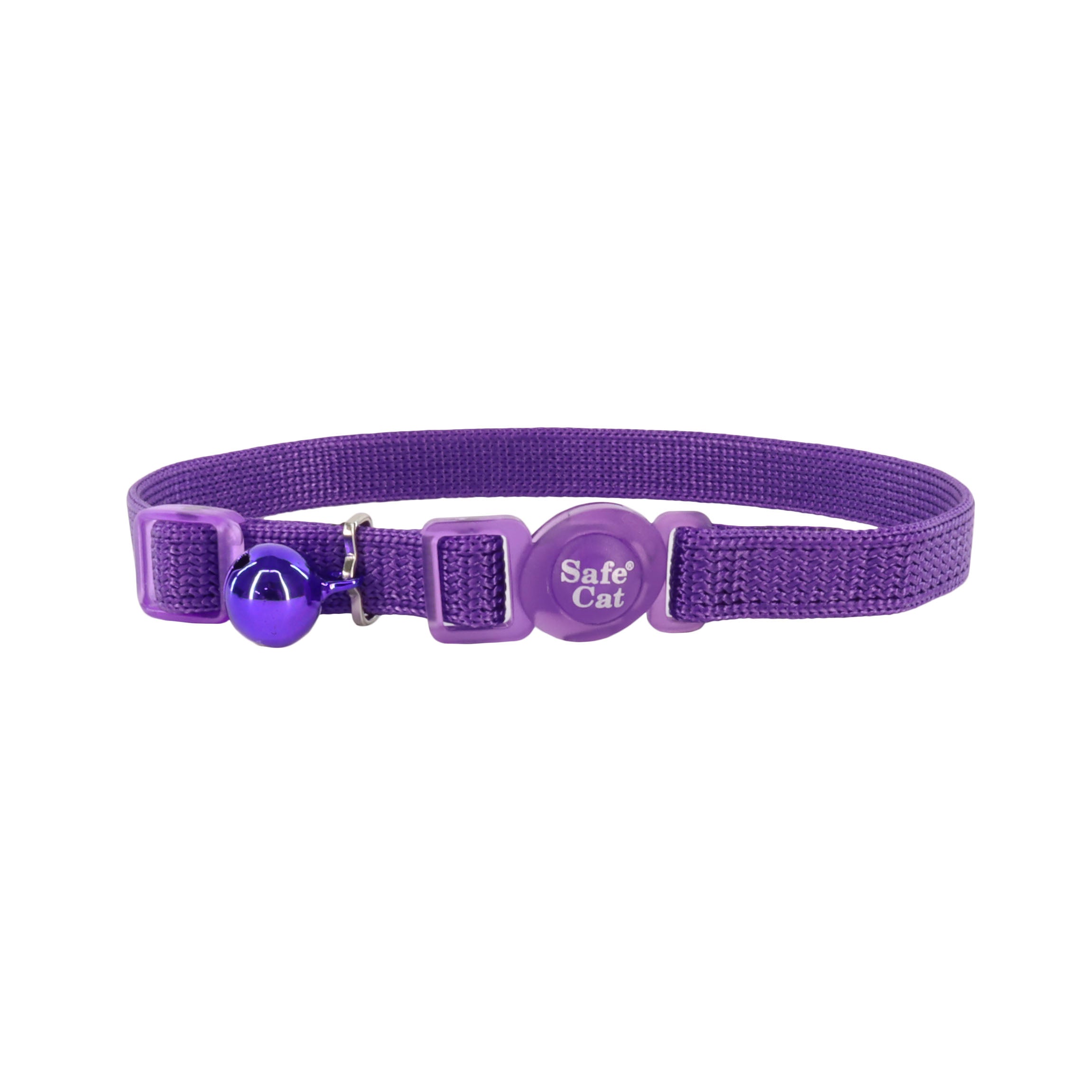 Safe Cat Adjustable Snag-Proof Breakaway Collar Purple