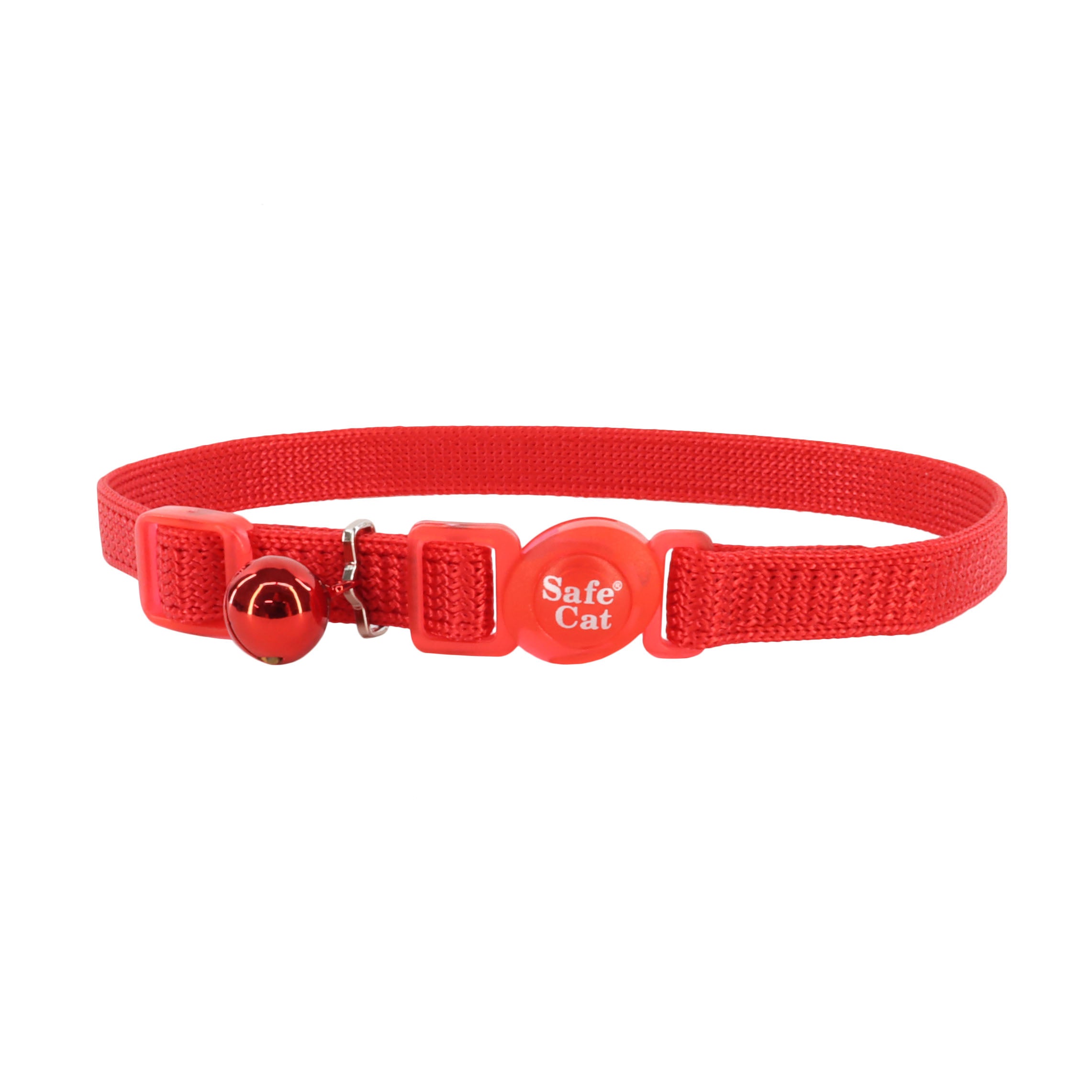 Safe Cat Adjustable Snag-Proof Breakaway Collar Red