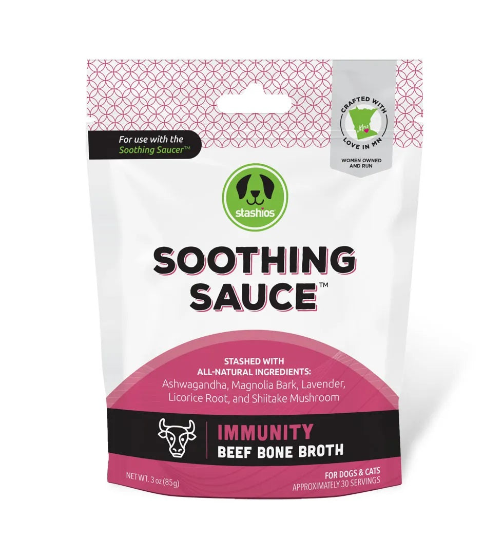 Soothing Sauce Bone Broth for Dogs & Cats Immunity - Beef Bone Broth