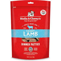 Freeze Dried Dandy Lamb Patties Dog Food by Stella & Chewy's 25 oz