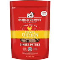 Freeze Dried Chicken Patties Dog Food by Stella & Chewy's 25 oz