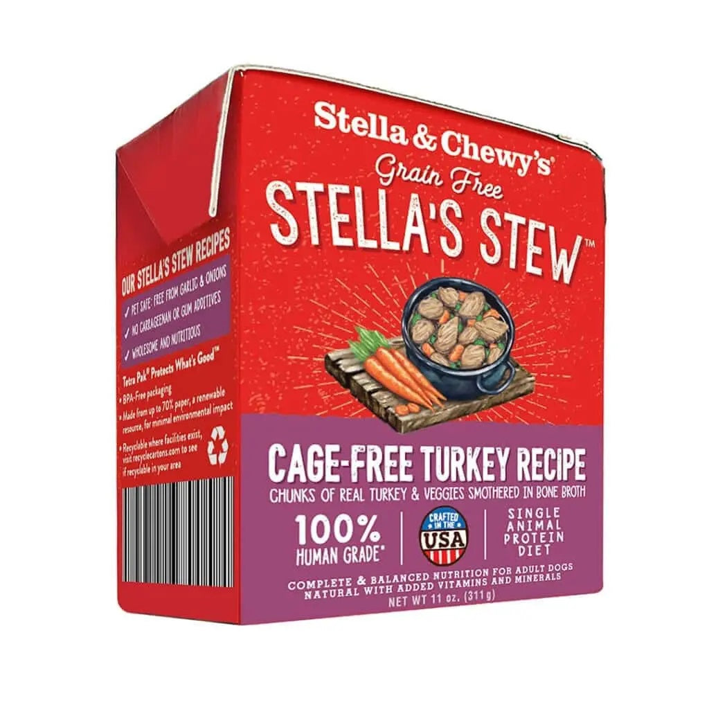 Stella Stew Tetra Pak Wet Dog Foodby Stella & Chewy's, 11oz Turkey