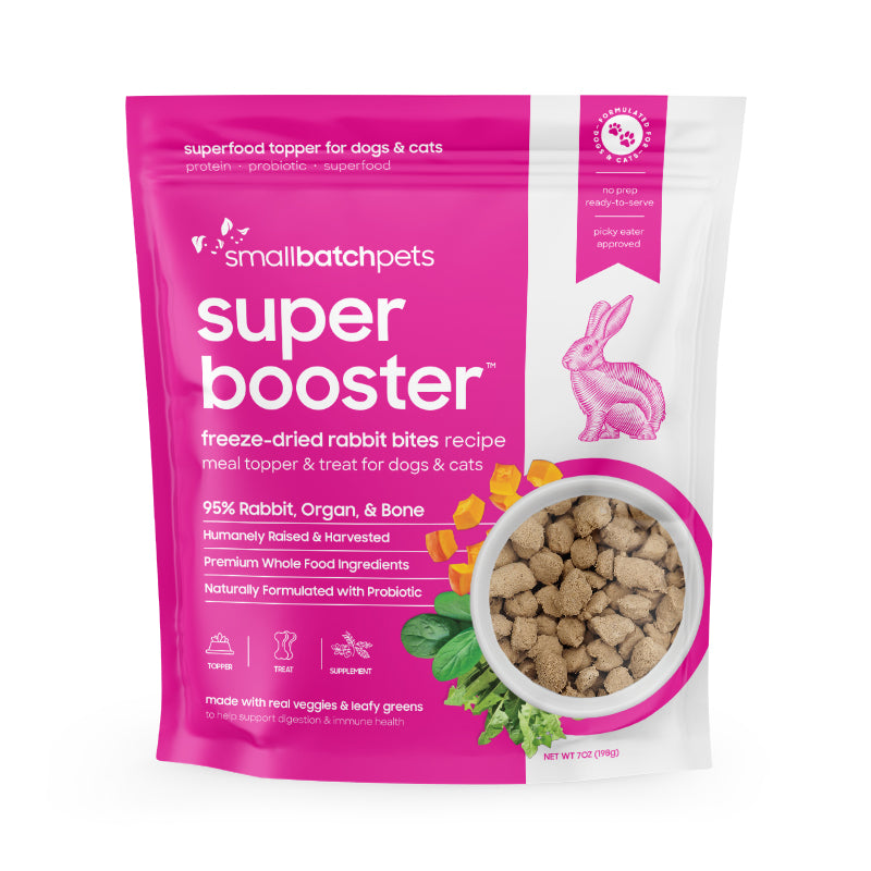 Rabbit Freeze-Dried Probiotic Dog & Cat Treats By Smallbatch Rabbit