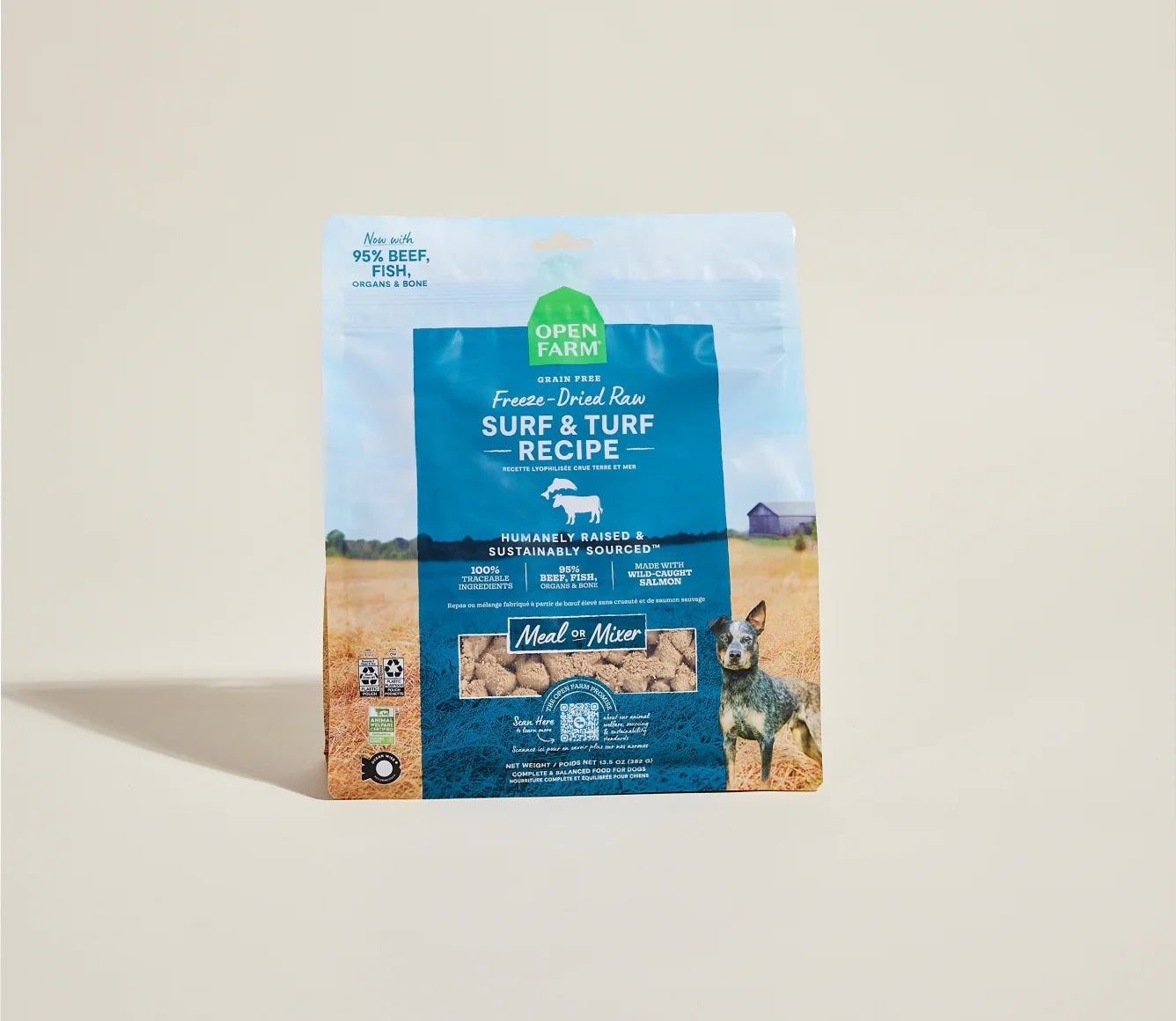 Surf & Turf Freeze Dried Raw Morsels for Dogs 22 oz