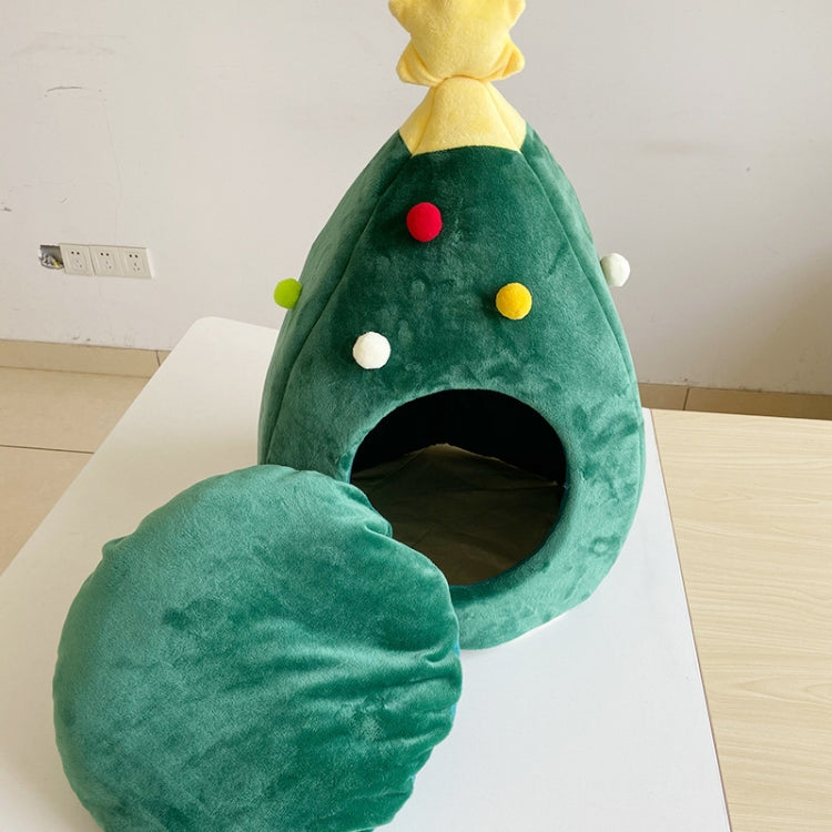 Christmas Tree Pet House Warm Winter Pet Supplies, Size:S