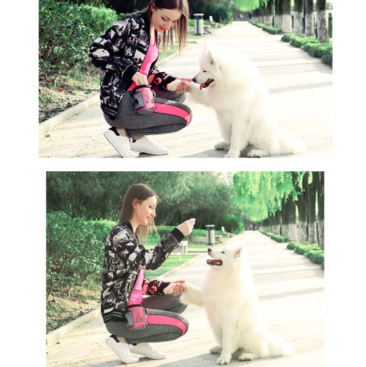 Pet Training Waist Bag Outdoor Multifunctional Snack Bag Pet Supplies(Ginger)