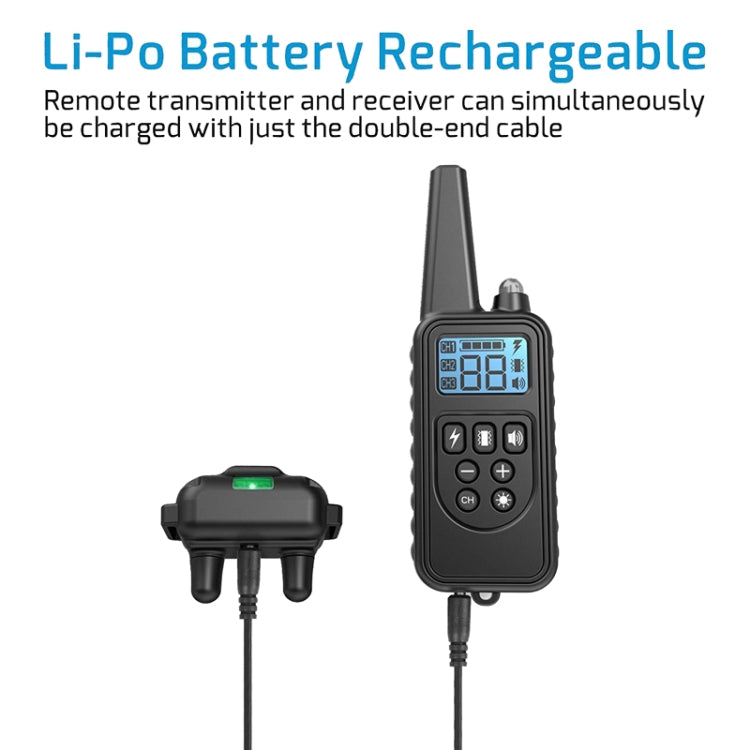 Bark Stopper Pet Supplies Collar Remote Control Collar Dog Training Device, Style:880-3