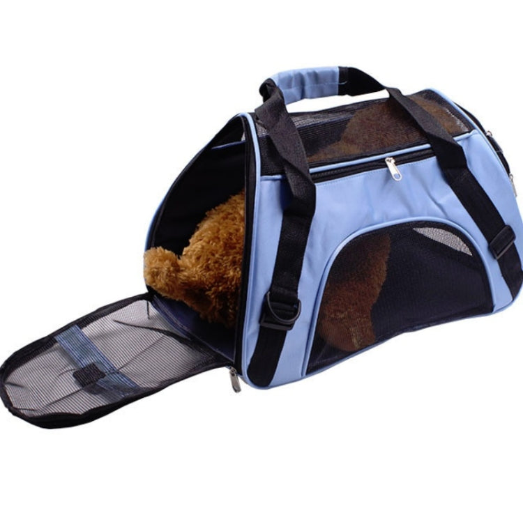 Portable Pet Backpack Dog Go Out Messenger Folding Bag Pet Supplies, Specification: Small(Green)