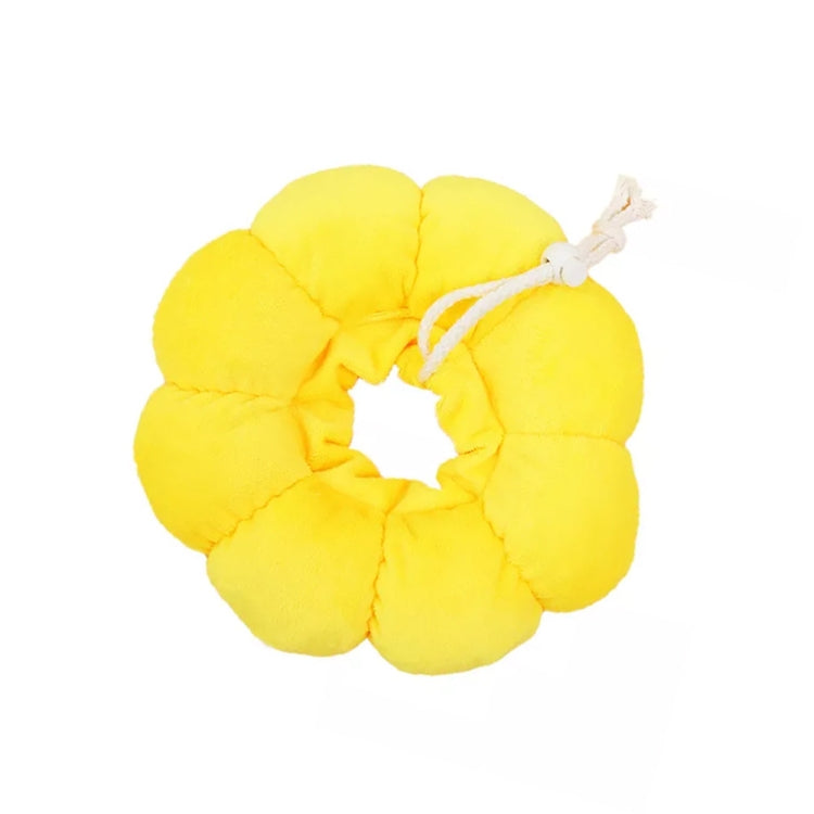Pet Supplies Cat Headgear Cat Toy Anti-Bite Ring, Specification: S(Golden Yellow)