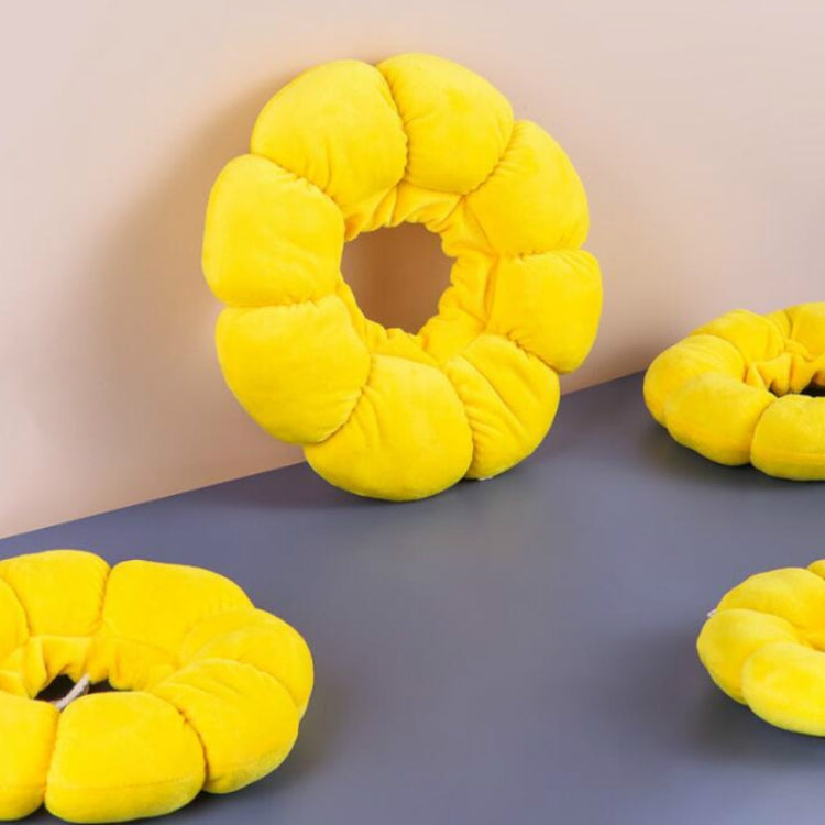 Pet Supplies Cat Headgear Cat Toy Anti-Bite Ring, Specification: S(Golden Yellow)
