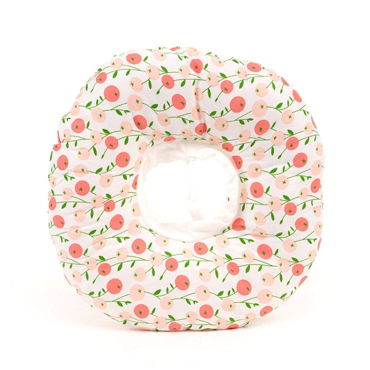Cat Anti-Lick And Anti-Bite Soft Ring Dog Collar Pet Supplies, Size:XS(Small Cherry)