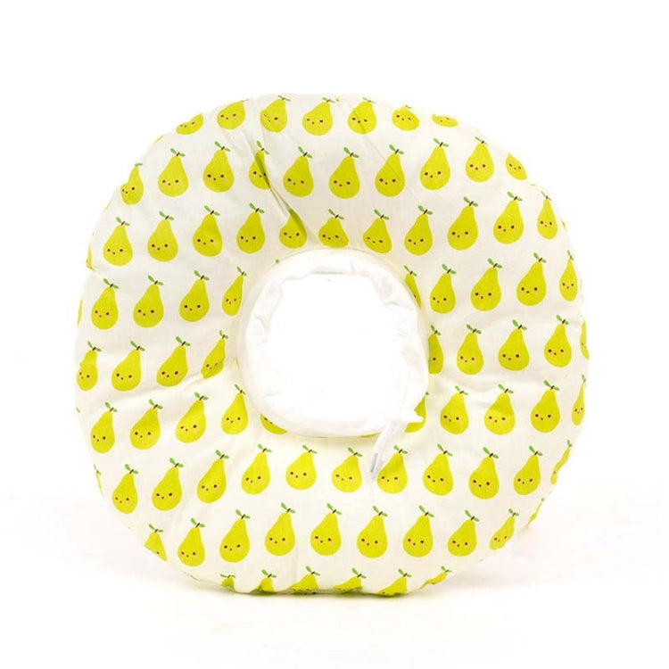 Cat Anti-Lick And Anti-Bite Soft Ring Dog Collar Pet Supplies, Size:XS(Green Pear)