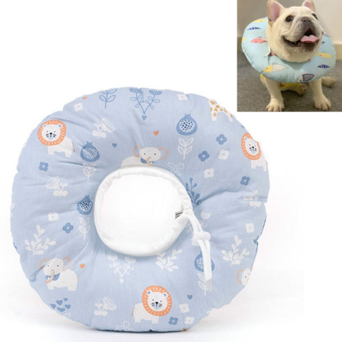 Cat Anti-Lick And Anti-Bite Soft Ring Dog Collar Pet Supplies, Size:XS(Taro Lion)