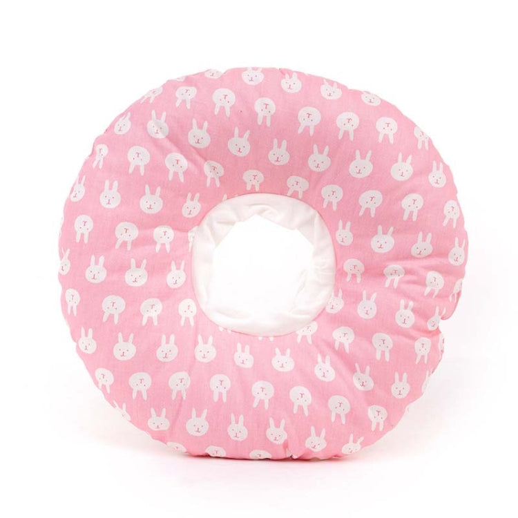 Cat Anti-Lick And Anti-Bite Soft Ring Dog Collar Pet Supplies, Size:S(Little Pink Rabbit)