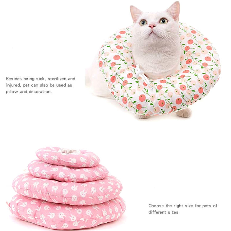 Cat Anti-Lick And Anti-Bite Soft Ring Dog Collar Pet Supplies, Size:S(Green Pear)
