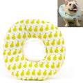 Cat Anti-Lick And Anti-Bite Soft Ring Dog Collar Pet Supplies, Size:M(Green Pear)