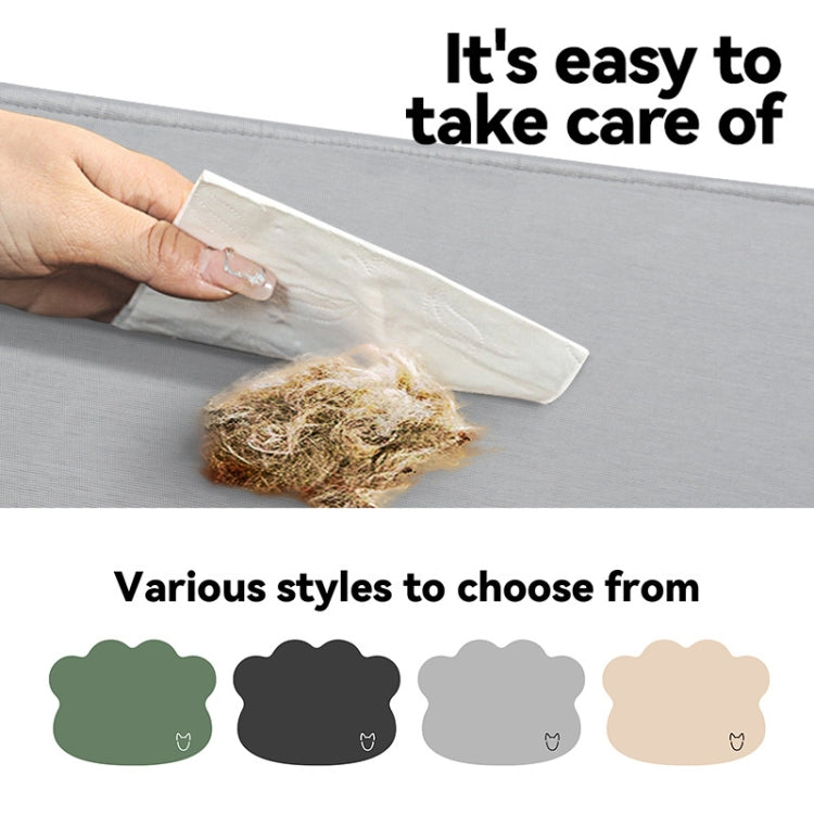 Summer Pet Cooler Pad Dogs Sleeping Pad Anti-Slip Scratch Resistant Cooling Mat, Size: 45x60cm(Light Gray)