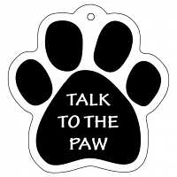Dog & Cat Paw Keychains Talk To The Paw