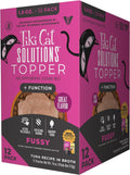Tiki Cat Solutions Topper Multipack, Fussy, Tuna Recipe in Broth, 1.5 Oz. Pouch (12 Pack) Default Title