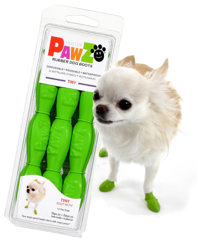 Rubber Boots for Dogs & Cats by Pawz Tiny - Apple Green