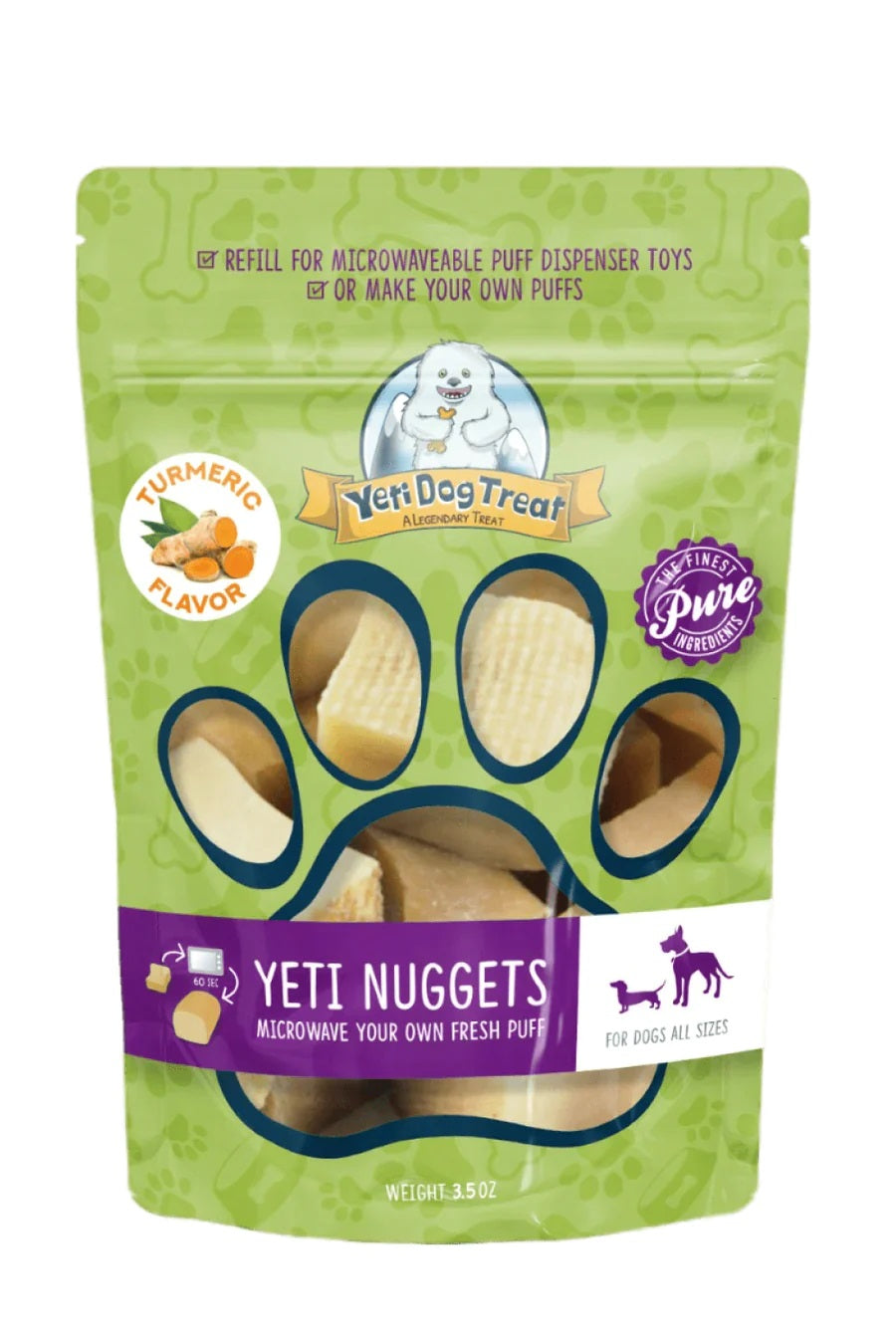 Yeti Nuggets (6 pieces) Tumeric