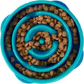 Slow Feeder Turquoise Bowl For Dogs Regular