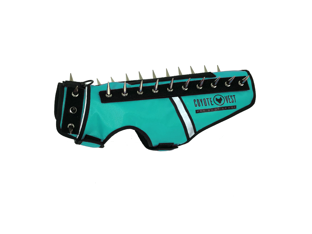 SpikeVest for Cats Extra Small Turquoise