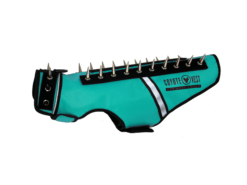 SpikeVest for Cats Small Turquoise