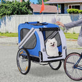 Bike Trailer Cargo Cart for Dogs and Pets White