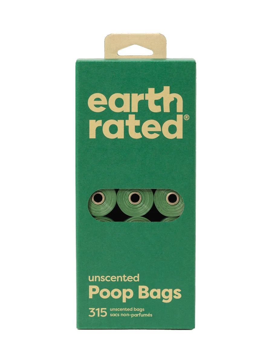 Poop Bag Refills - Bulk Box 21 Rolls (315 bags) Unscented