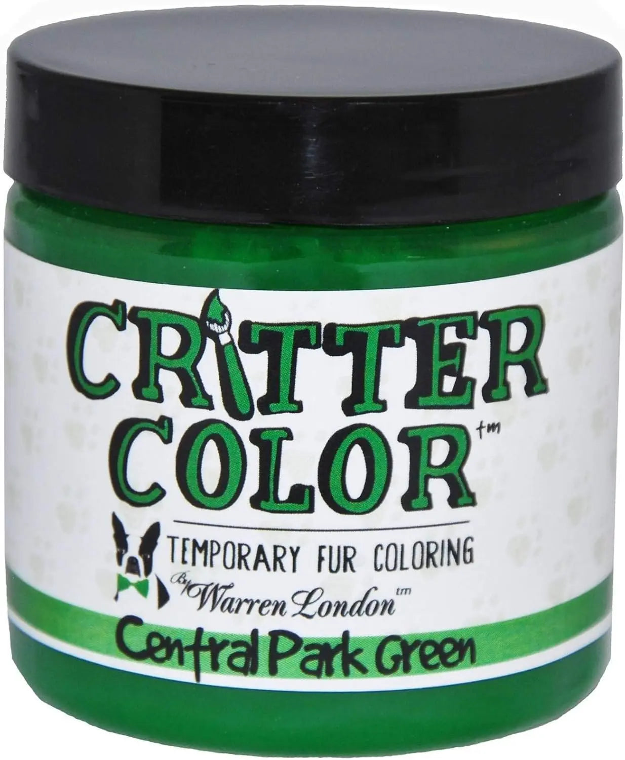 Warren London Critter Color Temporary Pet Fur Dye, Washable Non-Toxic 4oz Central Park Green