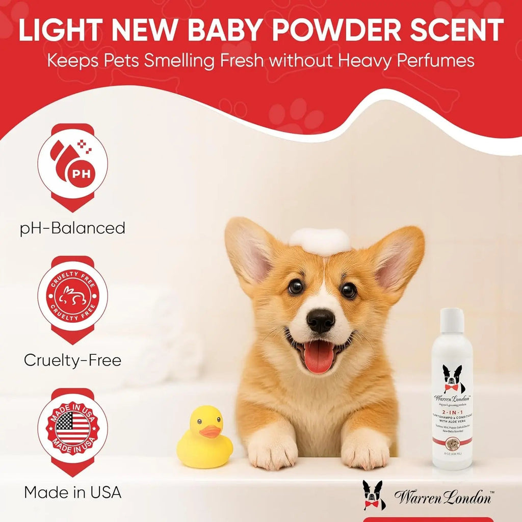 Warren London Puppy Gift Box – Complete Puppy Grooming & Care Starter Kit