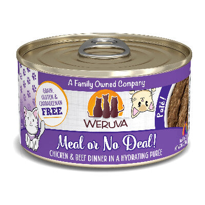 Meal or No Deal Pate Wet Food for Cats by Weruva 5.5 oz
