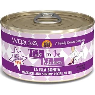 La Isla Bonita Canned Wet Cat Food -Cats In The Kitchen by Weruva 6 oz