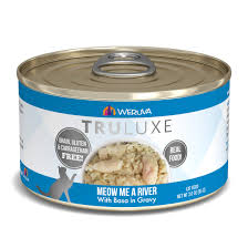Truluxe Meow Me A River Canned Wet Cat Food by Weruva 6 oz