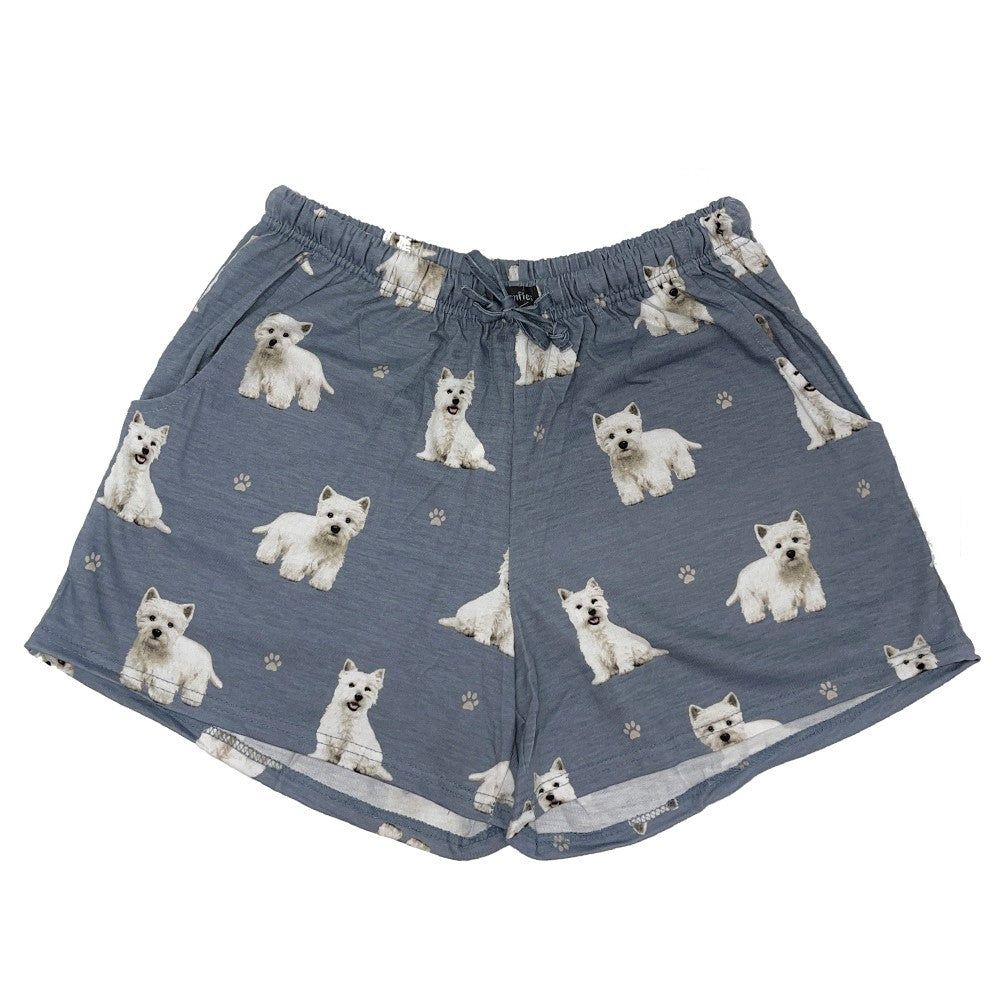 Westie Pajama Shorts - Soft!
