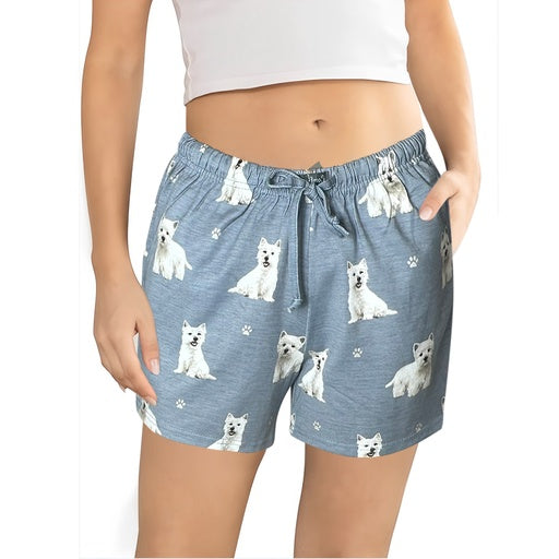 Westie Pajama Shorts - Soft!