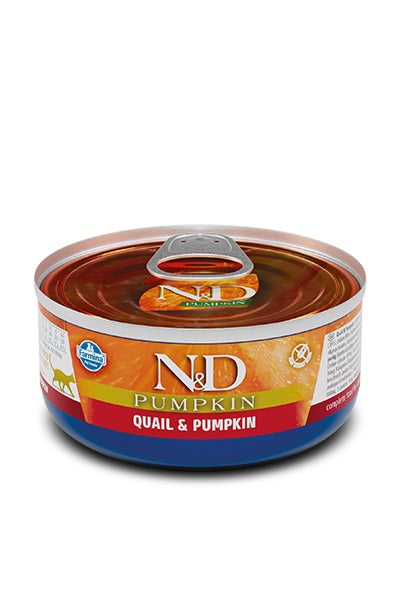 Quail & Pumpkin Farmina Wet Pumpkin Cat Food, 2.5 oz Quail, Pomegranate & Pumpkin