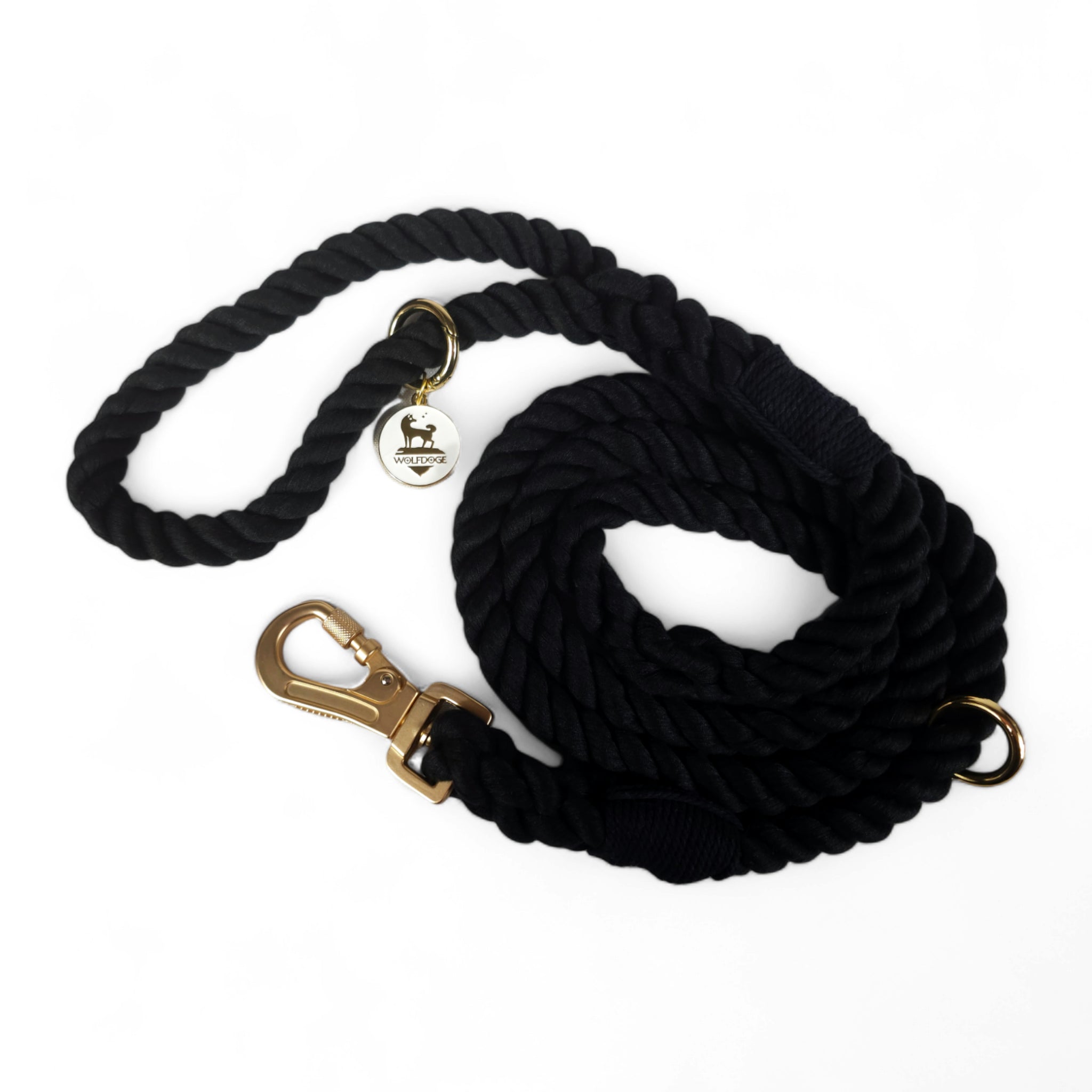 Rope Leash Black