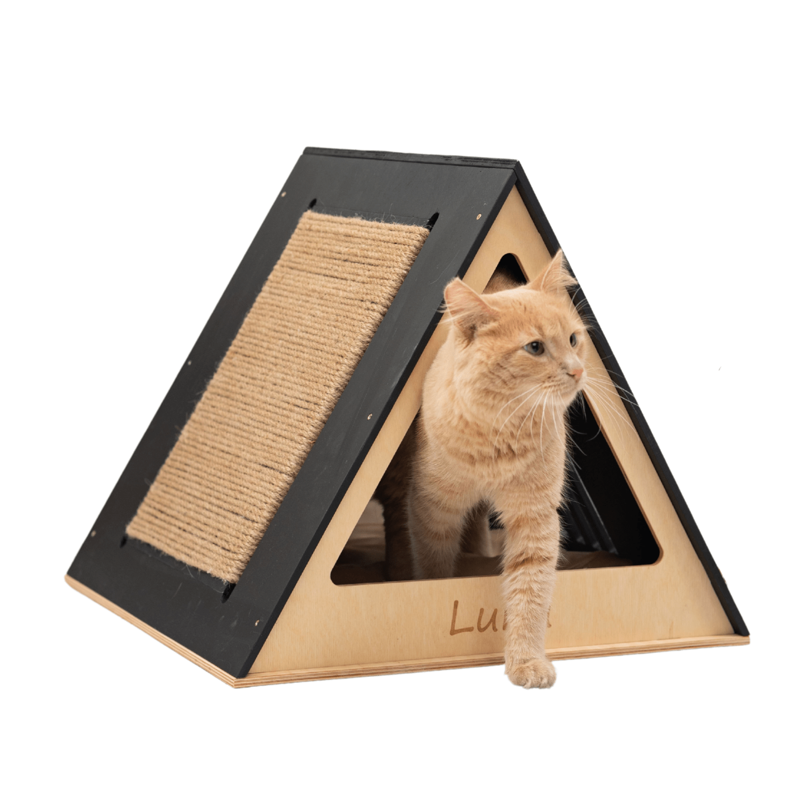 Stylish Wooden Cat Houses - White Black