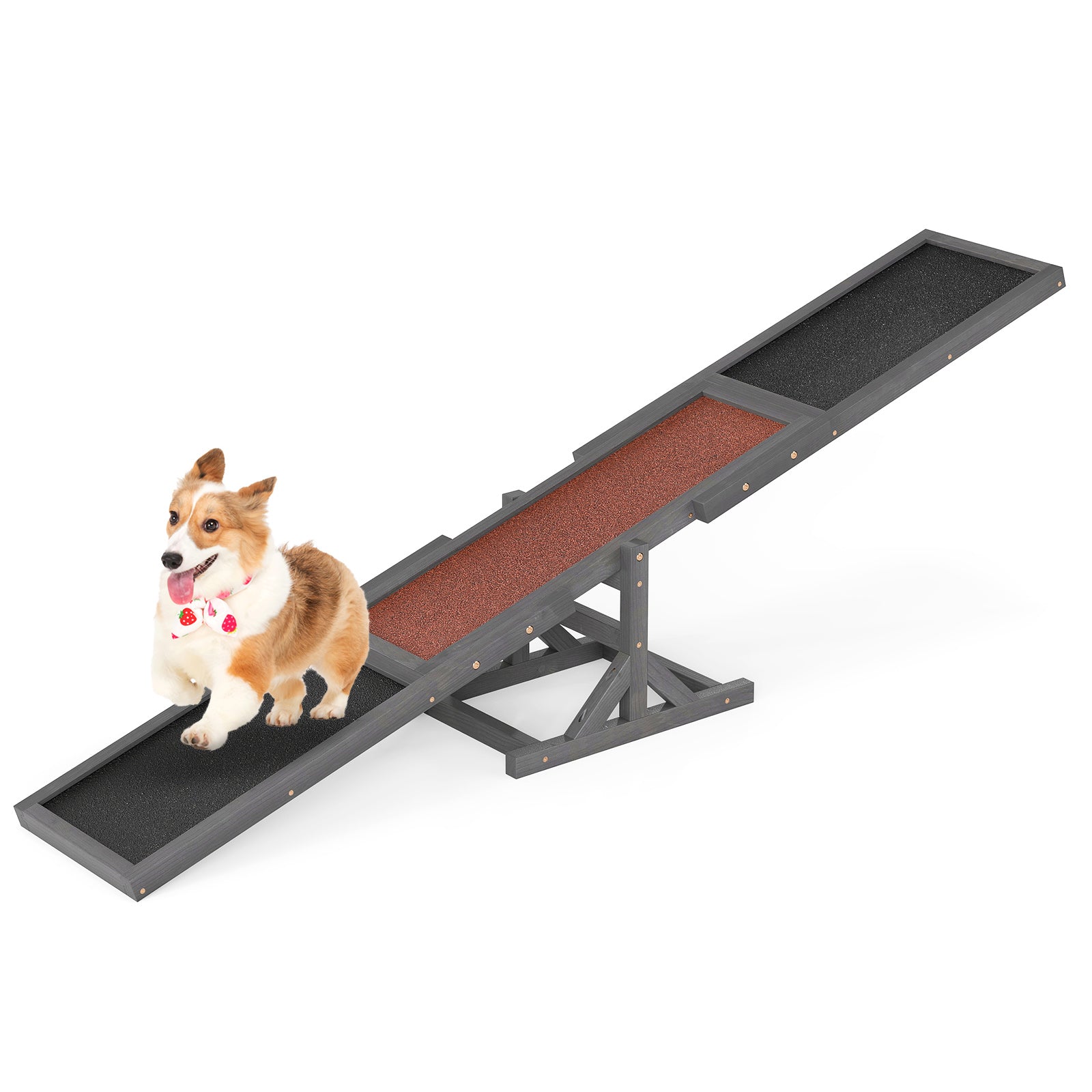 Wooden Dog Agility Seesaw Dog Outdoor Run Game Toy for Obstacle Courses