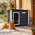 Wooden Dog House Outdoor with Openable Roof - Large Large