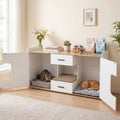 Cat House Cabinet with Litter Box Storage and Drawers Default Title