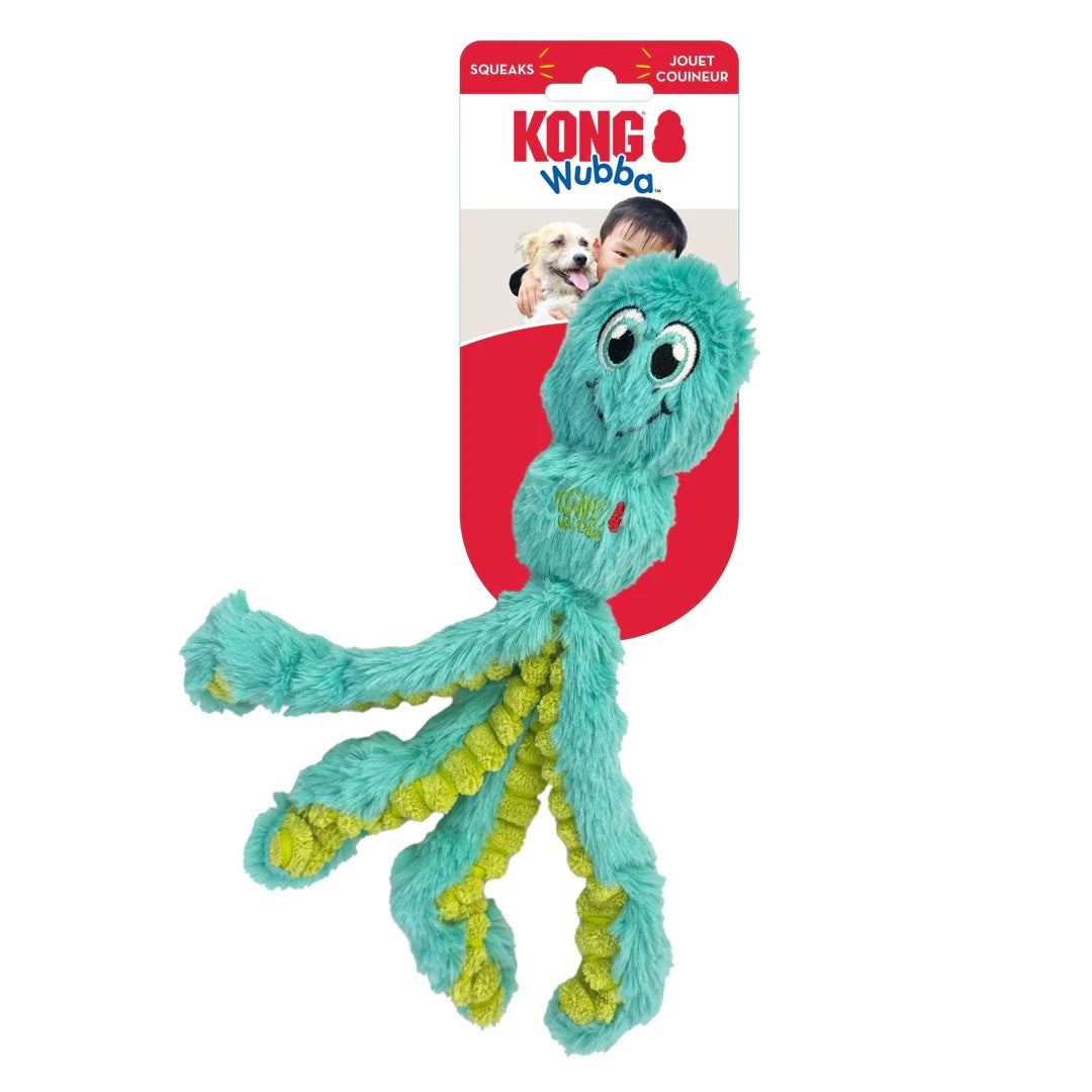 Wubba Octopus Dog Toy -Various Colors Small