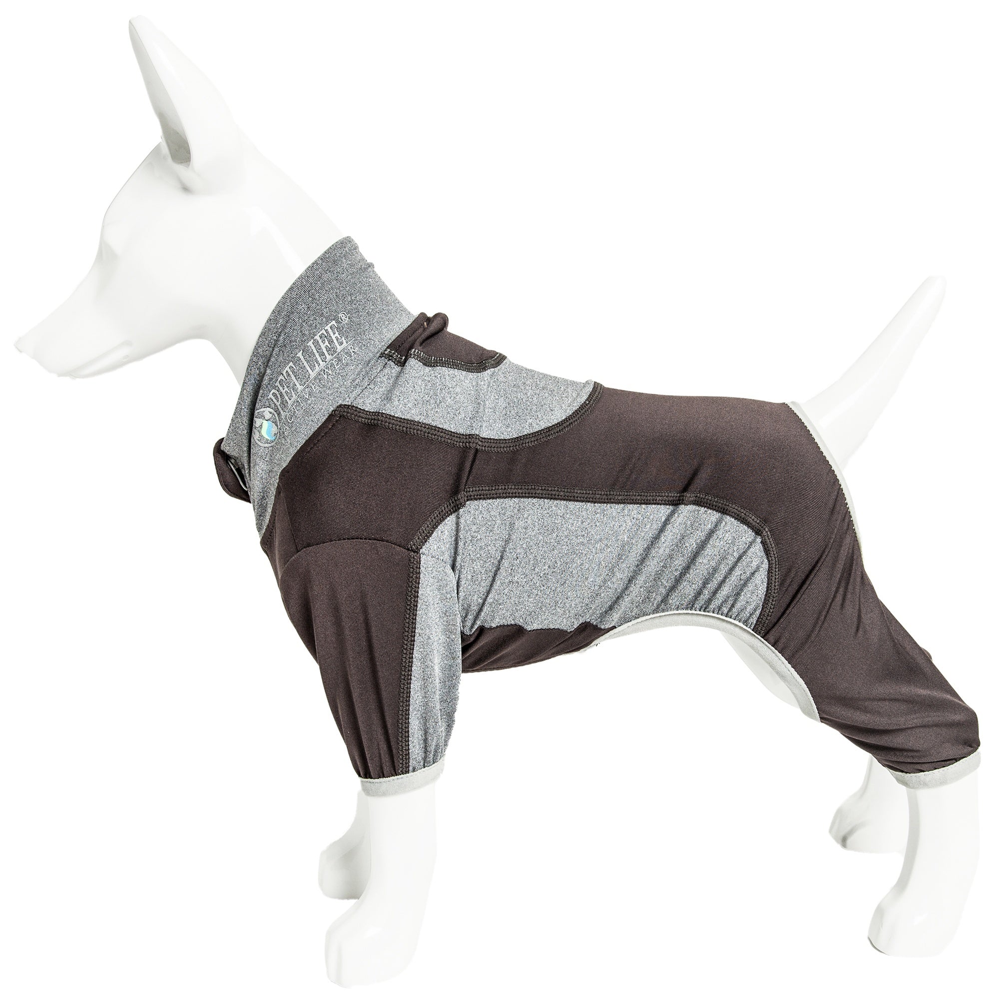 Pet Life ® Active 'Warm-Pup' Stretchy and Quick-Drying Fitness Dog Yoga Warm-Up Tracksuit