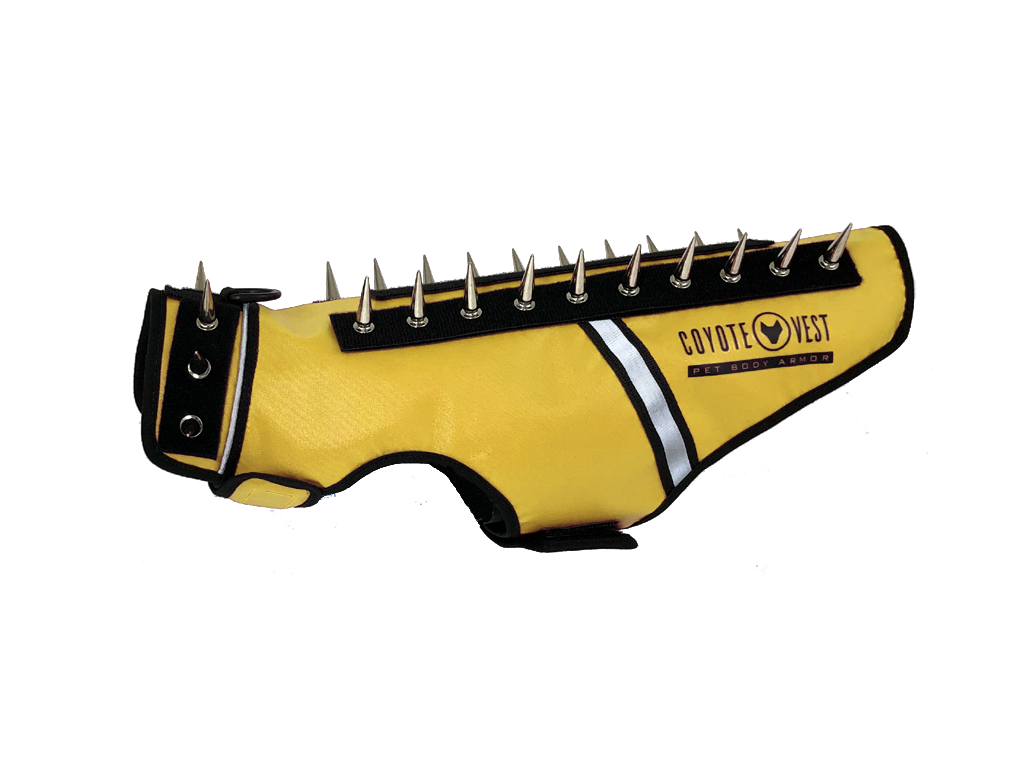 SpikeVest for Cats Small Yellow