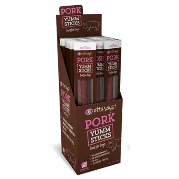 Pork Yumm Sticks for Dogs by Etta Says! Pork .75oz