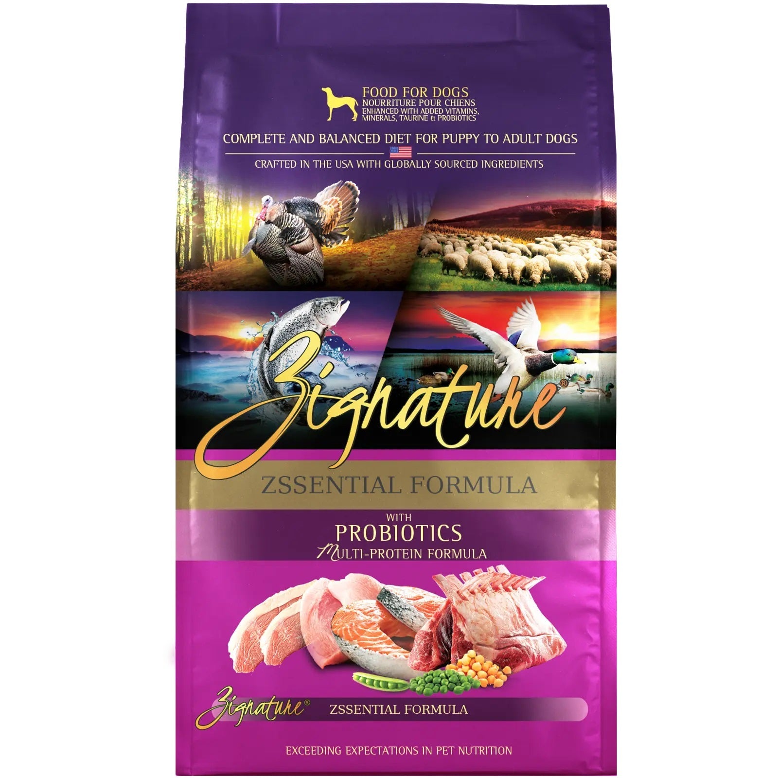 Zssential Formula Dry Dog Food by Zignature 25lbs (No shipping)