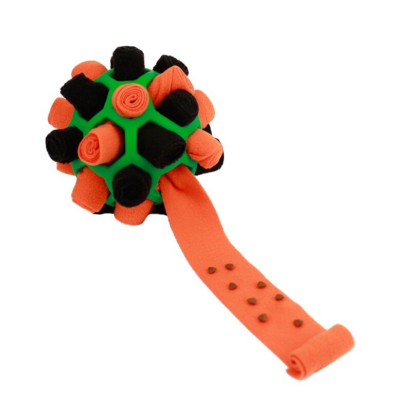 Pets Sniff Fried Balls, Toys, Bubble Rubber Balls, Educational, Anti Demolition Home Black Orange Halloween 1PCS